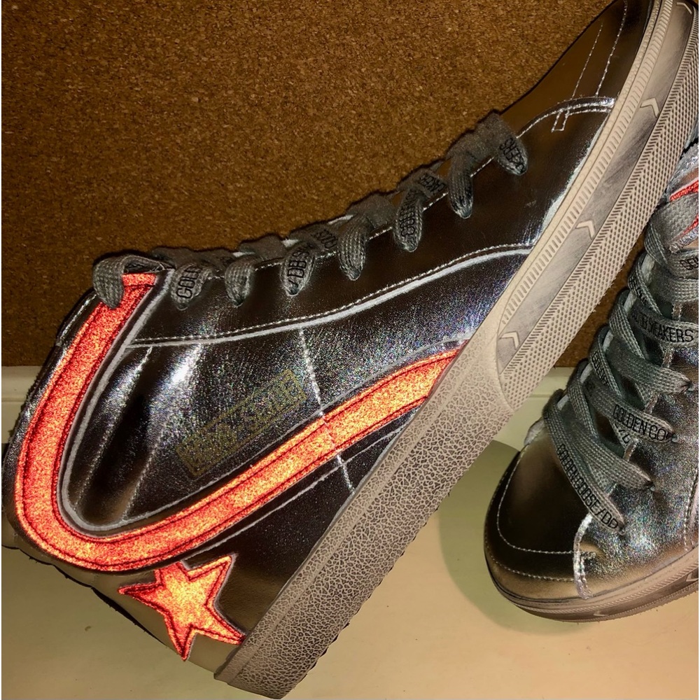 Golden Goose Silver & Red NWOT